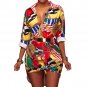 XL Plus Size Wholesale African Clothes Dashiki Dress for Women Casual Summer Hippie Print Dashiki Fa