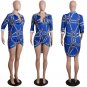 XL Plus Size Wholesale African Clothes Dashiki Dress for Women Casual Summer Hippie Print Dashiki Fa