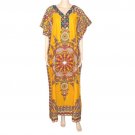 Women Embroidery African Print Maxi Summer Dress Dashiki Dress Robe Africaine Femme