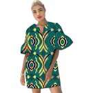 Women dashiki tops flare sleeve design t shirt ankara prints african clothes fashion for party/wedin