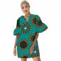 Women dashiki tops flare sleeve design t shirt ankara prints african clothes fashion for party/wedin