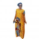 Tilapia African casual maxi long dress bazin riche robe party sexy gowns elastic dashiki ankara dres