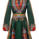 Women Summer Dress Casual 2017 Ladies Sexy African Dresses Dashiki Traditional Print Long Sleeve Min