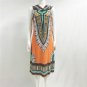 Double Luck Boho Gypsy Tribal Hooded Tunic Dress Women Traditional African Print Dashiki Dresses Boh