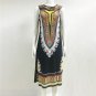 Double Luck Boho Gypsy Tribal Hooded Tunic Dress Women Traditional African Print Dashiki Dresses Boh