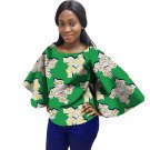 Fashion Women African Print Spacious Sleeve Tops Dashiki Clothes African Festive Print T-Shirt Afric