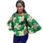Fashion Women African Print Spacious Sleeve Tops Dashiki Clothes African Festive Print T-Shirt Afric