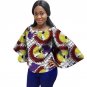 Fashion Women African Print Spacious Sleeve Tops Dashiki Clothes African Festive Print T-Shirt Afric