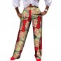 Women\'s Dashiki Print Pants Ladies A Fashion Pattern Batik Loose Casual Full Length Pants Leisure H