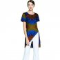 African Ladies Individual Asymmetrical Design Dashiki Clothes Custom Made Women Vintage Multi Colore
