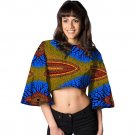 Fashion casual african dashiki clothes women print costom short sleeve tops Individualization design