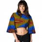 Fashion casual african dashiki clothes women print costom short sleeve tops Individualization design