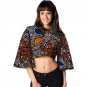 Fashion casual african dashiki clothes women print costom short sleeve tops Individualization design