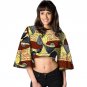 Fashion casual african dashiki clothes women print costom short sleeve tops Individualization design