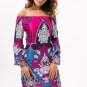 HAOYUAN Off Shoulder Women Summer Beach Indian Dress Boho Sexy Bohemian Vintage Dresses Sundress Ves