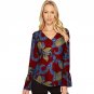 Personal tailor women african print dashiki clothes v-neck long sleeve lady style shirts africa clot