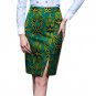 Fashion Elegant Side Slit African Skirt Womens Colorful African Print Element Dashiki Clothing Tailo