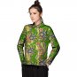 Casual African Print Ladies Lapel Design Dashiki Clothes Custom Made Women Vintage Multi Colored Afr