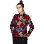 Casual African Print Ladies Lapel Design Dashiki Clothes Custom Made Women Vintage Multi Colored Afr