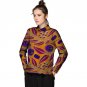 Casual African Print Ladies Lapel Design Dashiki Clothes Custom Made Women Vintage Multi Colored Afr