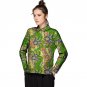 Casual African Print Ladies Lapel Design Dashiki Clothes Custom Made Women Vintage Multi Colored Afr