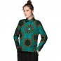 Casual African Print Ladies Lapel Design Dashiki Clothes Custom Made Women Vintage Multi Colored Afr