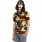 Leisure personal tailor women african print dashiki clothes turndown collar ladies short sleeve shir