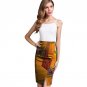 Fashion Front Kick Pleat Womens African Skirt Colorful African Print Element Dashiki Clothing Tailor