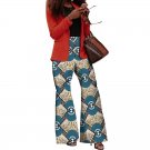 Fashion African Women Wide Leg Pants Dashiki Clothes African Print Batik Loose Long Pants Lady Ankar