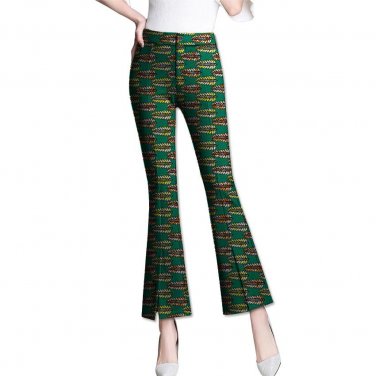 Customized African Women Pants African Unique Design Style African Clothes Flare Pants Ladies Dashik