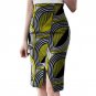 Fashion Side Slit Tailoring African Skirt Womens Colorful African Print Element Dashiki Clothing Tai