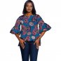 Customized African Print Unique Design Ladies Fashion Dashiki Clothes Women Vintage Multi Colored Af