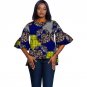 Customized African Print Unique Design Ladies Fashion Dashiki Clothes Women Vintage Multi Colored Af