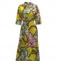 Women African Print Maxi Dress Fashion Design 2 Piece Set Attire Autumn Top and Dress Traditional Af
