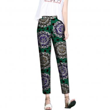 Customized Women Ankara Pants African Fashion Style Design African Clothes Pencil Pants Ladies Dashi