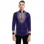 Africa National Floral 3D Printing Shirt Men 2017 Brand New Long Sleeve Mens Dress Shirts Slim Fit H