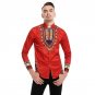 Africa National Floral 3D Printing Shirt Men 2017 Brand New Long Sleeve Mens Dress Shirts Slim Fit H