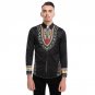 Africa National Floral 3D Printing Shirt Men 2017 Brand New Long Sleeve Mens Dress Shirts Slim Fit H