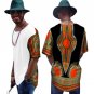 Summer Short Sleeve Shirt Men Slim Fit Brand Clothing African Print Dashiki Men Shirts Casual Mens A