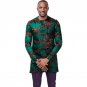 Long-style african t-shirt men fashion african print dashiki tops custom long sleeve african clothes