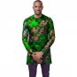 Long-style african t-shirt men fashion african print dashiki tops custom long sleeve african clothes