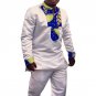 Custom dashiki clothes V-Neck men shirt fashion long sleeve male african print tops made by print an