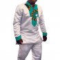 Custom dashiki clothes V-Neck men shirt fashion long sleeve male african print tops made by print an