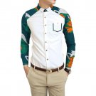 Africa national costume print men shirts long sleeve dashiki clothes fashion male turn  african tops
