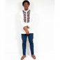 African shirt men made to measure male cotton dashiki clothes fashion patchwork male long sleeve top
