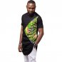 Hip-hop African Dashiki Graphic Short Sleeve Printed Top Shirts Fashion Patchwork Design Casual Afri