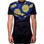 African mens tops with epaulet made to measure men dashiki clothes fashion for male short sleeve afr