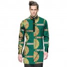 Fashion mens dashiki clothes mens african shirt personal long sleeve tops custom made print africa c