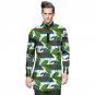 Fashion mens dashiki clothes mens african shirt personal long sleeve tops custom made print africa c