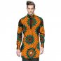 Fashion mens dashiki clothes mens african shirt personal long sleeve tops custom made print africa c